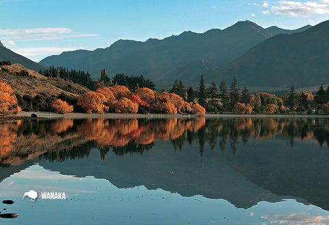 SOT400 - Central Otago, Lake Wanaka In Autumn - Small Postcard