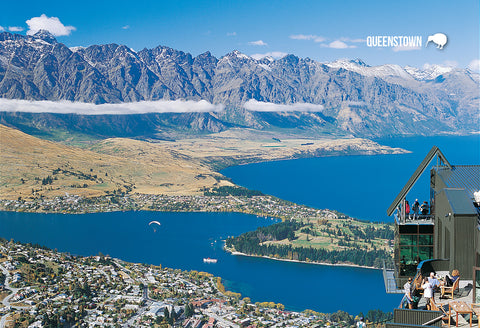 SQT839 - Remarkables And Lake Wakatipu - Small Postcard - Postcards NZ Ltd