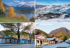 SQT846 - Queenstown District Multi - Small Postcard - Postcards NZ Ltd