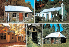 SQT847 - Pioneer Bldgs Multi - Small Postcard - Postcards NZ Ltd