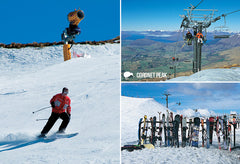 SQT861 - Coronet Peak Skifield - Small Postcard - Postcards NZ Ltd