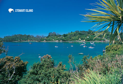 SSO18 - Halfmoon Bay, Stewart Island - Small Postcard - Postcards NZ Ltd