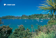 SSO18 - Halfmoon Bay, Stewart Island - Small Postcard - Postcards NZ Ltd
