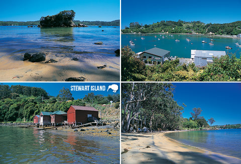 SSO3 - Stewart Island Multi - Small Postcard - Postcards NZ Ltd
