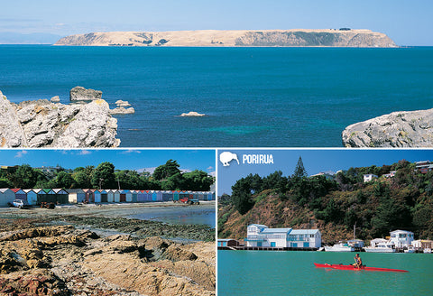 SWG1008 - Porirua Multi - Small Postcard - Postcards NZ Ltd