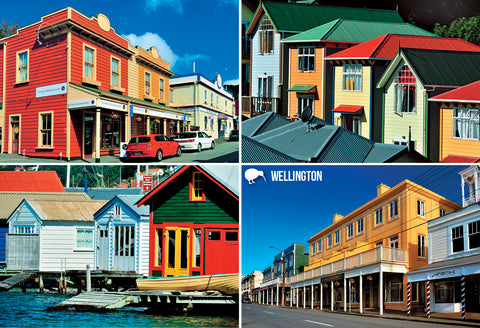 SWG1018 - Wellington Buildings of Character - Small Postcard - Postcards NZ Ltd