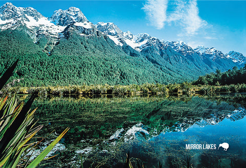 SFI39 - Mirror Lakes Eglinton Valley - Small Postcard - Postcards NZ Ltd