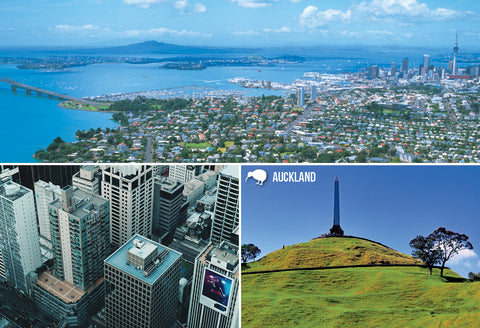 SAU126 - Auckland - Small Postcard - Postcards NZ Ltd