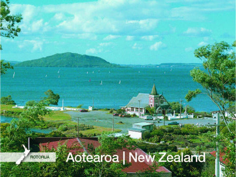 LRO146 - St Faiths Church, Rotorua - Large Postcard - Postcards NZ Ltd