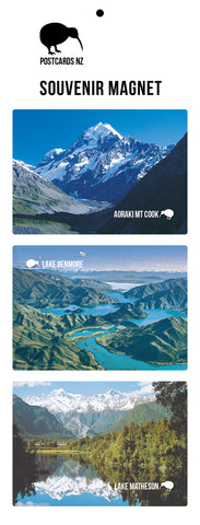 MCM5938 - Mt Cook Magnet Set 2 - Postcards NZ Ltd