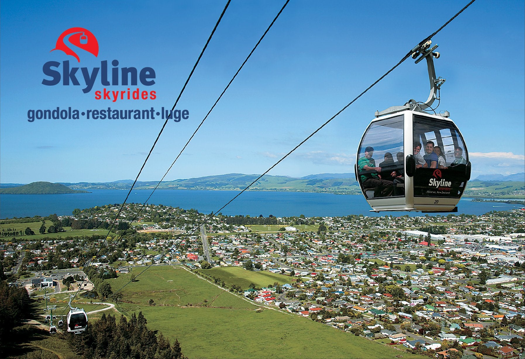 SRO220 - Skyline Gondolas Rotorua - Small Postcard - Postcards NZ Ltd