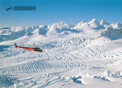 LGI073 - Glacier Flights - Large Postcard - Postcards NZ Ltd